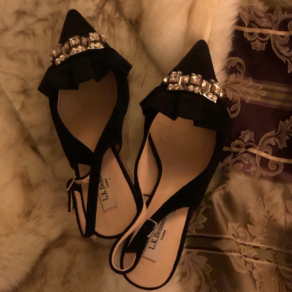 Black L.K. Bennett high heels